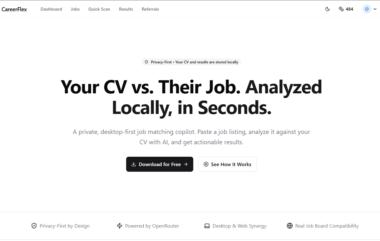 CareerFlex — AI Job Search Assistant screenshot 2