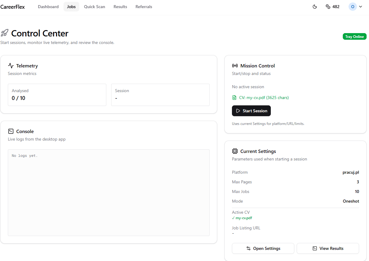 CareerFlex — AI Job Search Assistant screenshot 4