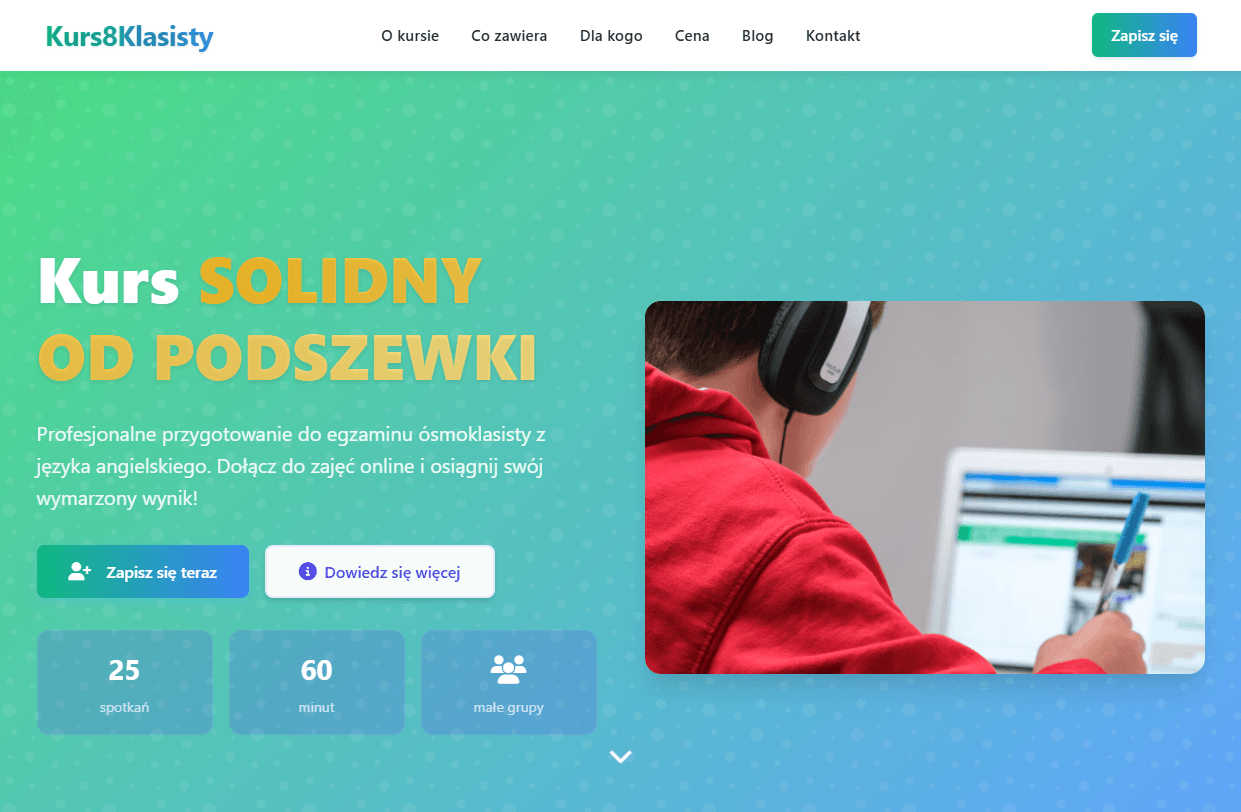 Kurs8Klasisty - English Course