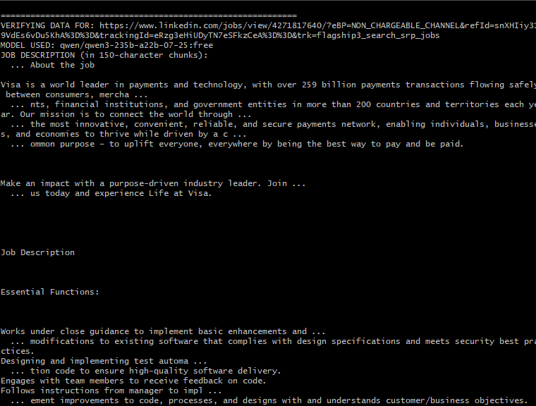 LinkedIn Job Matcher - Screenshots 2